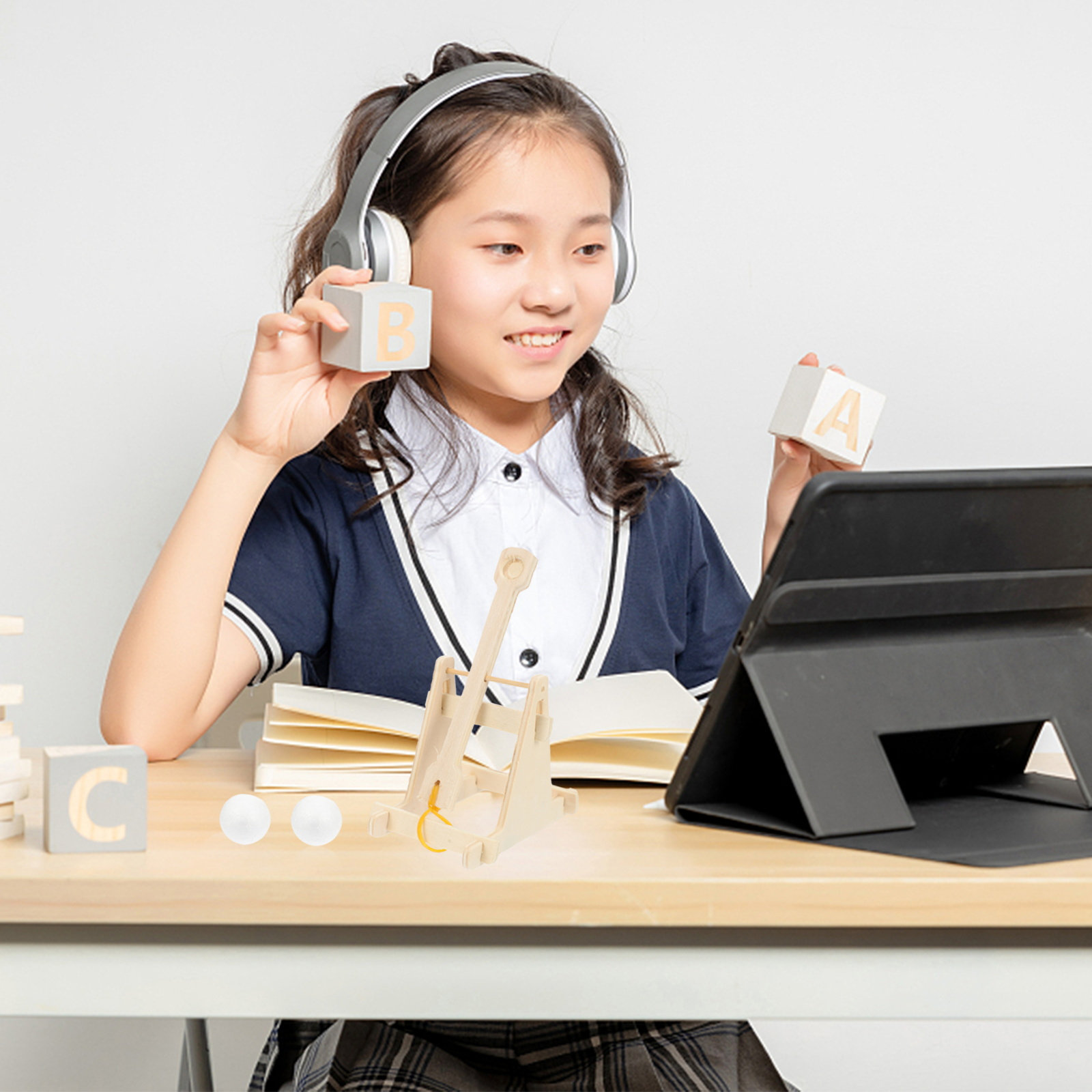 Science Project Kit - 2-delige STEM Science Catapult Bouwpakket Educatieve