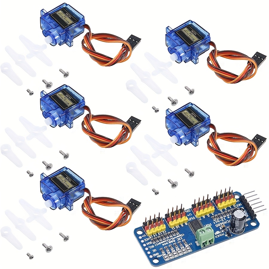 Robot Arm Motor - 5 stuks SG90 9G servomotoren +