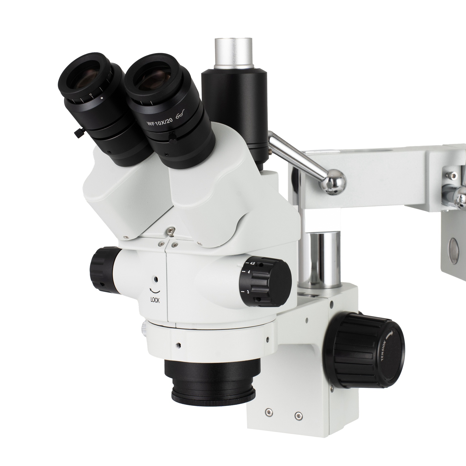 Amscope Microscope Stereo 7X-45X - AmScope 7X-45X vergroting simul-focale trinoculaire zoom