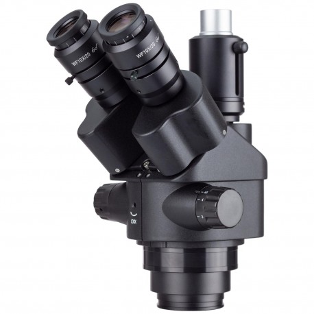 Amscope Microscope Stereo 7X-45X - Amscope 7X-45X Zwart Simul-Focal Trinoculaire Zoom