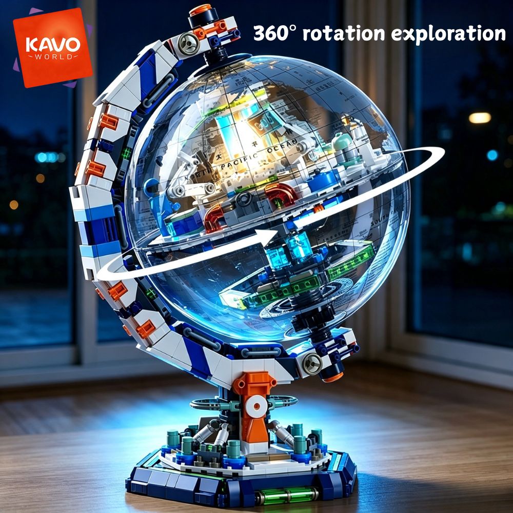 Science Hobby Kit - KAVOWORLD 1793-delige Ruimte Station Bouwstenen Set