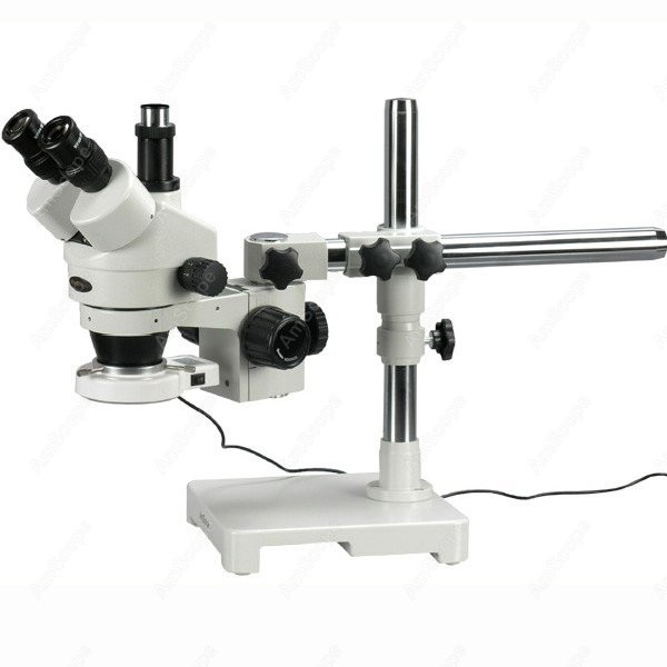 Amscope Microscope Stereo 7X-45X - AmScope SM-3T Trinoculaire Zoom LED Stereomicroscoop