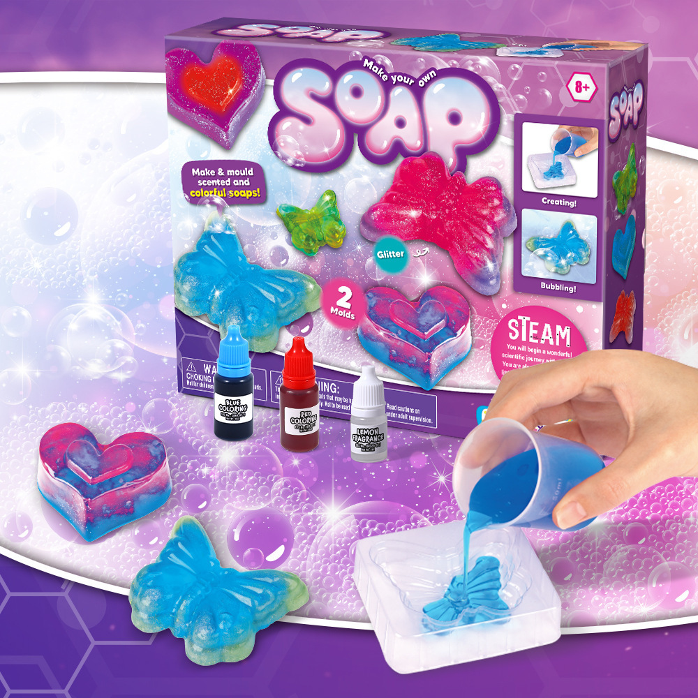 Science Kit - DIY Zeepmaakset STEM Wetenschapsexperimentset Educatief Speelgoed