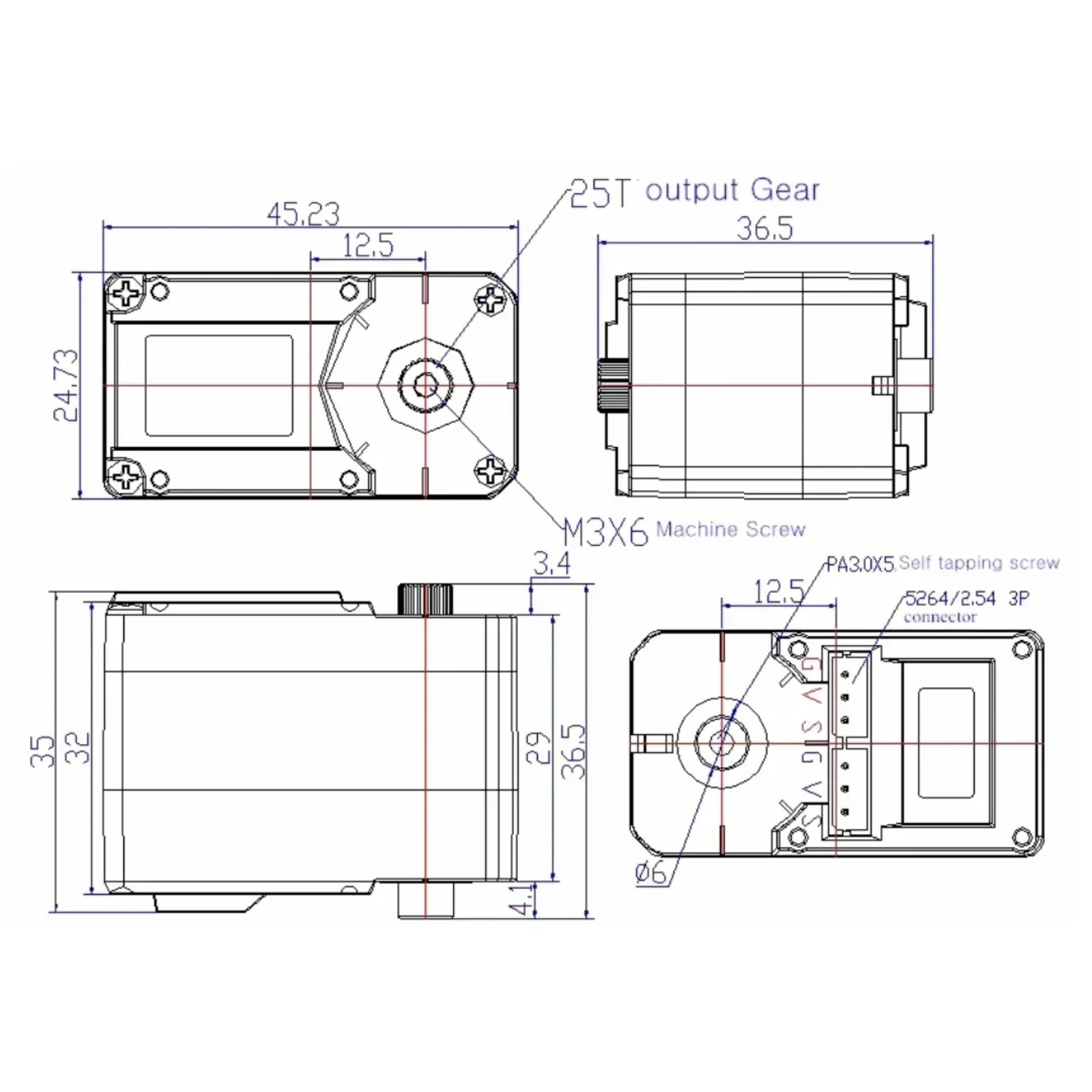 Feetech STS3215 19KG 7.4V over - Robot Arm Motor recensie en prijs