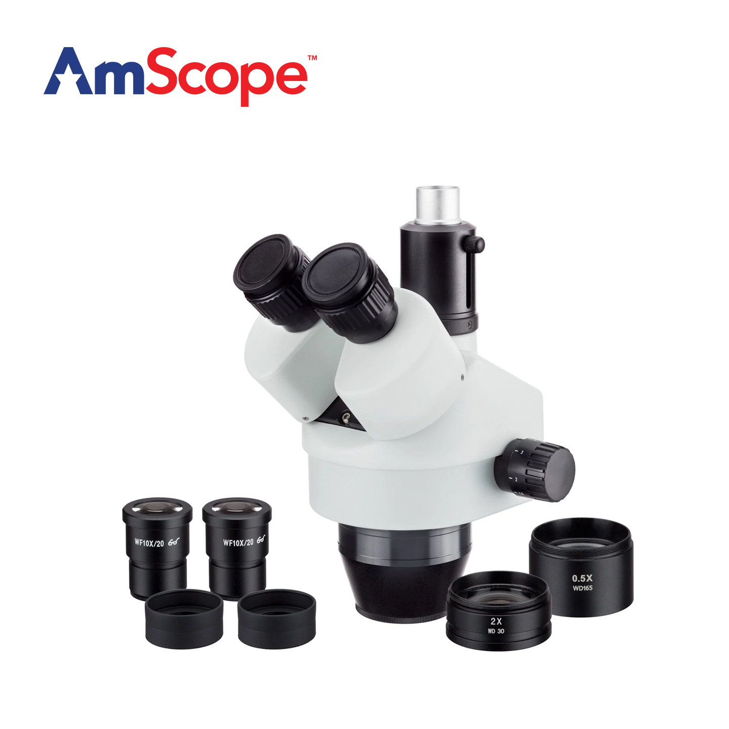 AmScope 7X-45X vergroting trin - Amscope Microscope Stereo 7X-45X recensie en prijs