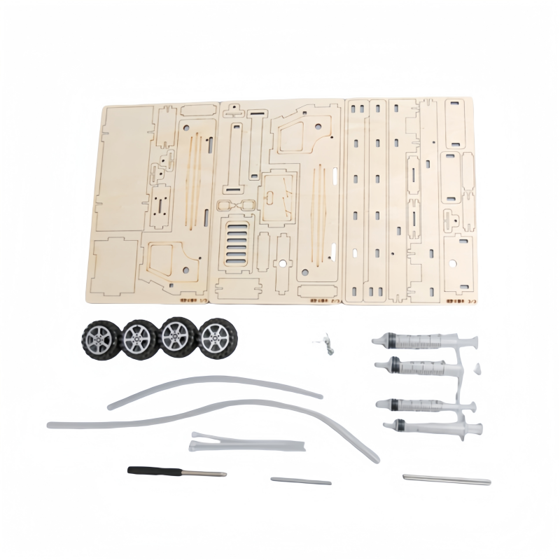 DIY houten ladder brandweerwag - Science Project Kit recensie en prijs