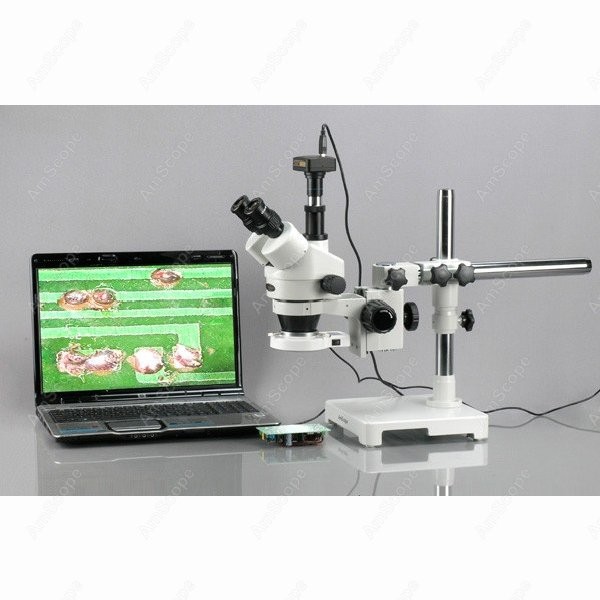 AmScope SM-3T Trinoculaire Zoo - Amscope Microscope Stereo 7X-45X recensie en prijs